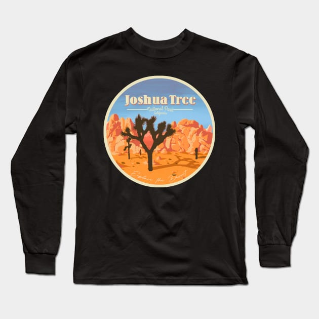 Joshua Tree National Park Long Sleeve T-Shirt by PaletteDesigns